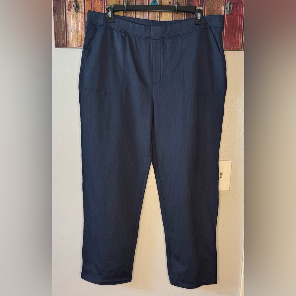 Mondetta Herringbone Straight Leg Pull on Pants